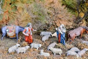 Christmas Crib Nativity Scene photo