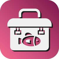 Toolbox Vector Glyph Gradient Background Icon For Personal And Commercial Use.