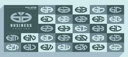 curva línea elipse minúsculas letra si bd logo diseño haz vector