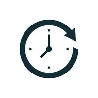 Clock, Passage Time Icon Design Template Elements vector