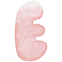 Alphabet E so cute png