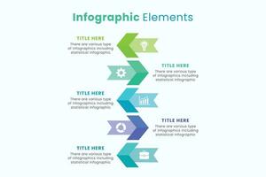 Set of vector Arrow infographic design templates for presentations.