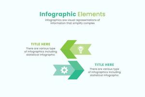 conjunto de vector flecha infografía diseño plantillas para presentaciones