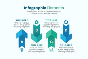 Set of vector Arrow infographic design templates for presentations.