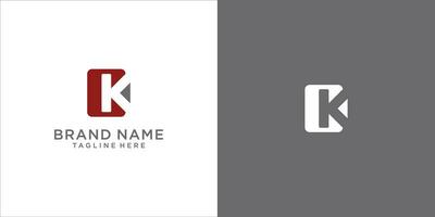C K Letter logo design. Creative Modern Letters Vector Icon Logo Illustration.