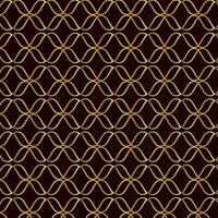 Texture or pattern of golden line with Black Background Pattern vector