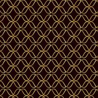 Texture or pattern of golden line with Black Background Pattern vector