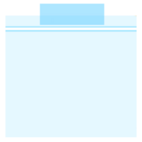 Blue sticky note png