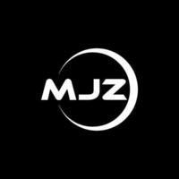 mjz letra logo diseño, inspiración para un único identidad. moderno elegancia y creativo diseño. filigrana tu éxito con el sorprendentes esta logo. vector