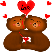 teddy bear valentines day drawing png