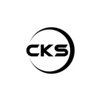 CKS Letter Logo Design, Inspiration for a Unique Identity. Modern Elegance and Creative Design. Watermark Your Success with the Striking this Logo. vector