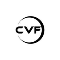 CVF letra logo diseño, inspiración para un único identidad. moderno elegancia y creativo diseño. filigrana tu éxito con el sorprendentes esta logo. vector