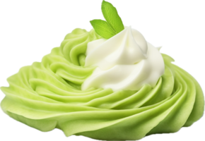 AI generated wasabi portion png