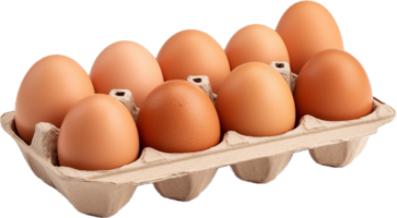 ai généré Oeuf dans carton png