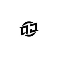 QJ Premium esport logo design Initials vector