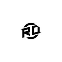 RD Premium esport logo design Initials vector