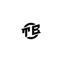 TB Premium esport logo design Initials vector