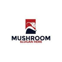 Mushroom logo vector, Creative Mushroom logo icon design template vector