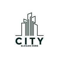 City Logo design, City Modern Skyline Vector logo Template