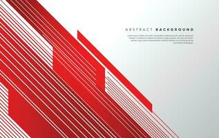 modern abstract red and white background design vector