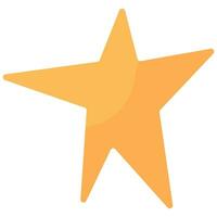 Hand-Drawn Star Element. Vector Icon