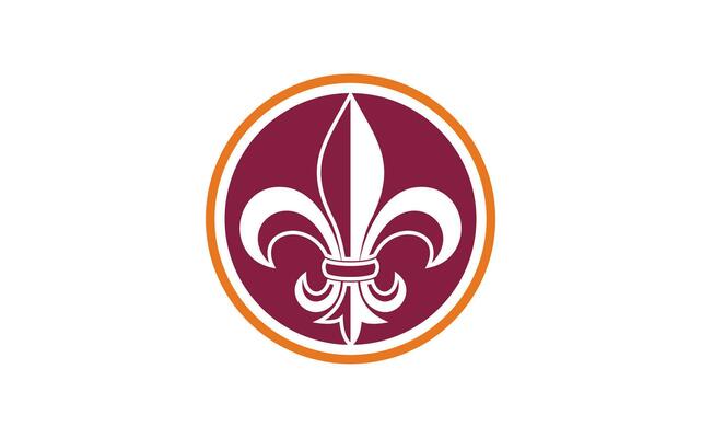 Fleur De Lis vector logo designs template