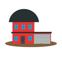 house on the roof vector