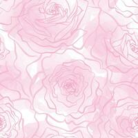 Abstract seamless floral pattern with flowers, dots, leaves. Chaotic flowing dotted petals. Artistic stylish tiled  background. vector