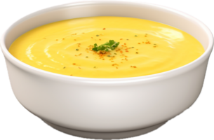 AI generated bowl with tasty mustard png