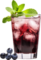 AI generated red homemade drink png