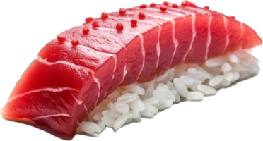 AI generated tuna sushi png
