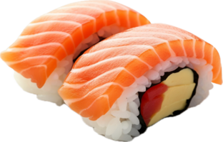 ai generiert Lachs Sushi png