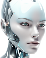 ai généré futuriste robot avatar png