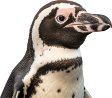 AI generated african penguin png