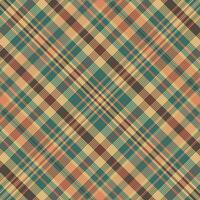 Tartan plaid pattern with texture and summer color. vector