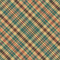 Tartan plaid pattern with texture and summer color. vector