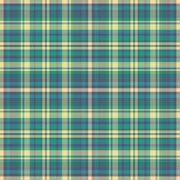 Tartan plaid pattern with texture and summer color. vector