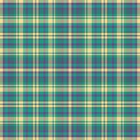 Tartan plaid pattern with texture and summer color. vector