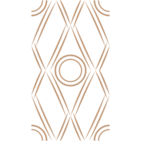 Stammes- geometrisch Muster Symbol. transparent Muster Illustration png