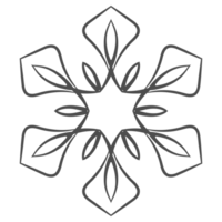 Stammes- geometrisch Muster Symbol. transparent Muster Illustration png