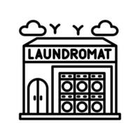 Laundromaticon in vector. Illustration vector