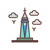 World trade centericon in vector. Illustration vector