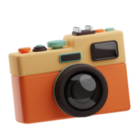 retro camera 3d illustratie png