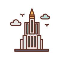 Empire Stateicon in vector. Illustration vector