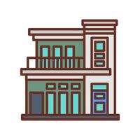 Houseicon in vector. Illustration vector