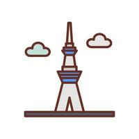 Tokyo Skytree icon in vector. Illustration vector