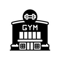 gimnasio en vector. ilustración vector