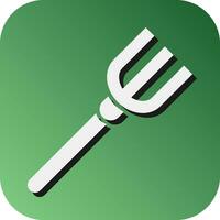 Pitchfork Vector Glyph Gradient Background Icon For Personal And Commercial Use.