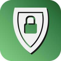 Privacy Vector Glyph Gradient Background Icon For Personal And Commercial Use.