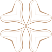 Stammes- geometrisch Muster Symbol. transparent Muster Illustration png